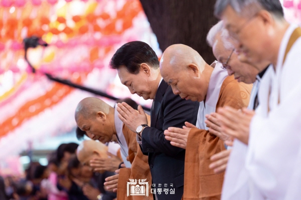 윤석열 대통령, ‘불기 2568년 부처님오신날 봉축 법요식’ 참석